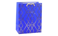 Paper Gift Bag Elegant Gold Patterns 23 x 18 x 10.5 cm