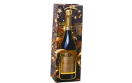 Vyno maišelis Popierinis šampano butelis 35 x 12 x 9 cm, 1vnt