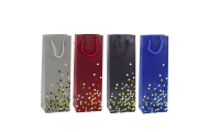Wine Bottle Gift Bag Polka Dots 36 x 12 x 9cm