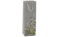 Wine Bottle Gift Bag Polka Dots 36 x 12 x 9cm