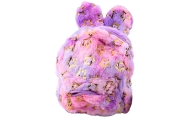 Plüschrucksack Ohren Gold Sterne Kinder Lila Rosa
