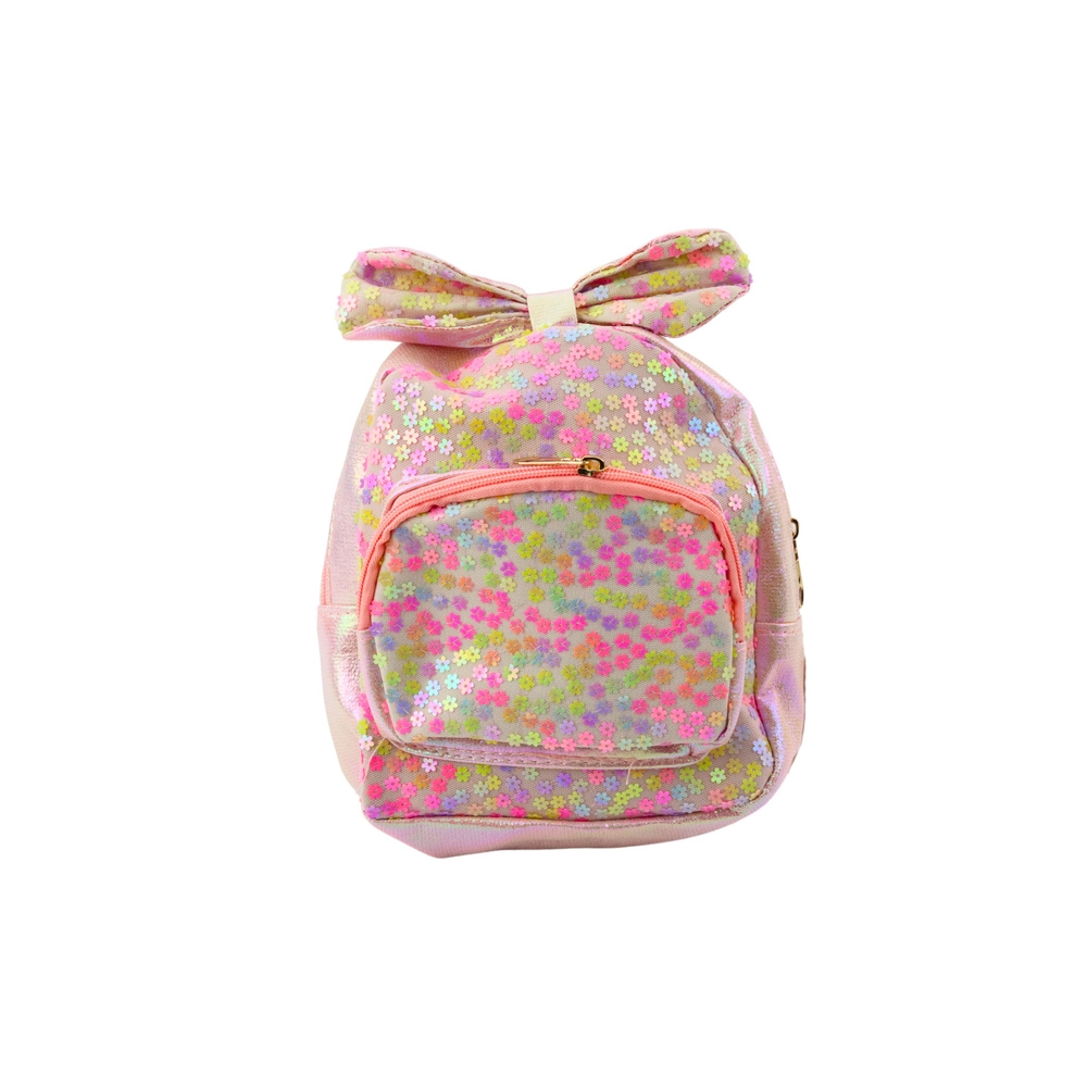 Vaikiška kuprinė su gėlėmis Cocard Light Pink 22cm 2.8L-Drabužiai ir aksesuarai, Aksesuarai, Rankinės, kuprinės, lagaminai-e-vai