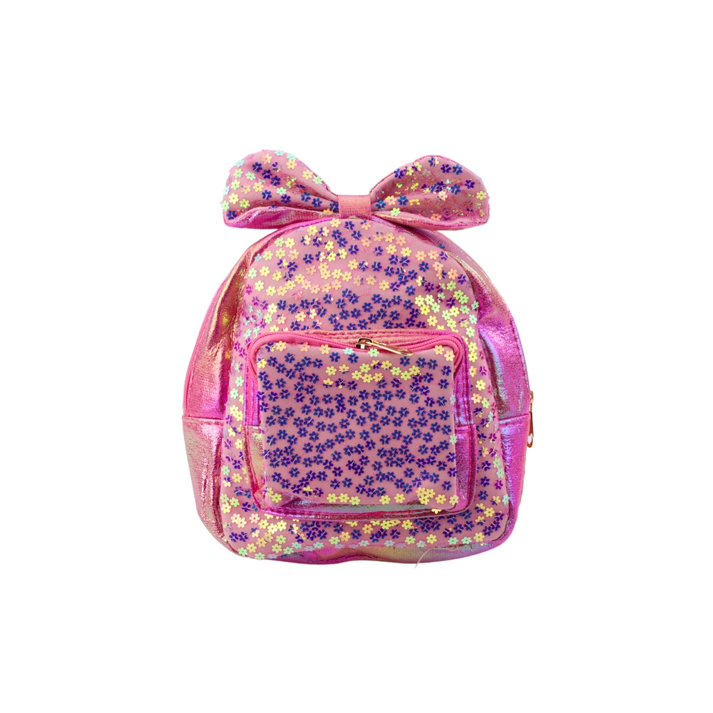 Vaikiška kuprinė su gėlėmis Cocard Pink 22cm 2.8L-Drabužiai ir aksesuarai, Aksesuarai, Rankinės, kuprinės, lagaminai-e-vaikas
