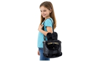 Kuprinė Pliušinės zuikio ausys 22cm 4L, juoda-Drabužiai ir aksesuarai, Aksesuarai, Rankinės, kuprinės, lagaminai-e-vaikas