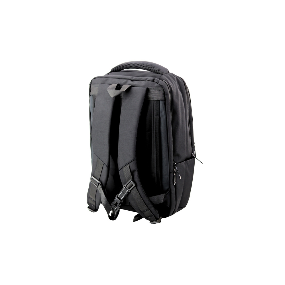 Miesto verslo kuprinė su USB dirželiu ant krūtinės Juoda 26L 45cm-Drabužiai ir aksesuarai, Aksesuarai, Rankinės, kuprinės, lagam