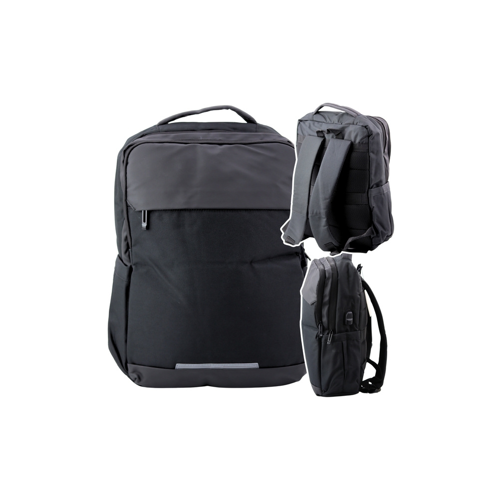 Miesto verslo kuprinė su USB kišene nešiojamajam kompiuteriui Black 16L 45cm-Drabužiai ir aksesuarai, Aksesuarai, Rankinės, kupr