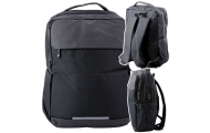 City Business Backpack USB Laptop Pocket Black 16L 45cm
