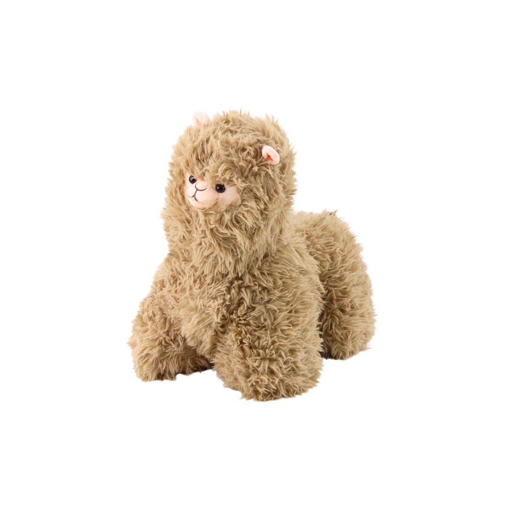 Pliušinė lama 40 cm, smėlio sp.