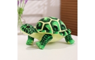 Plush Turtle Mascot Cuddly Plush Toy Green 25cm