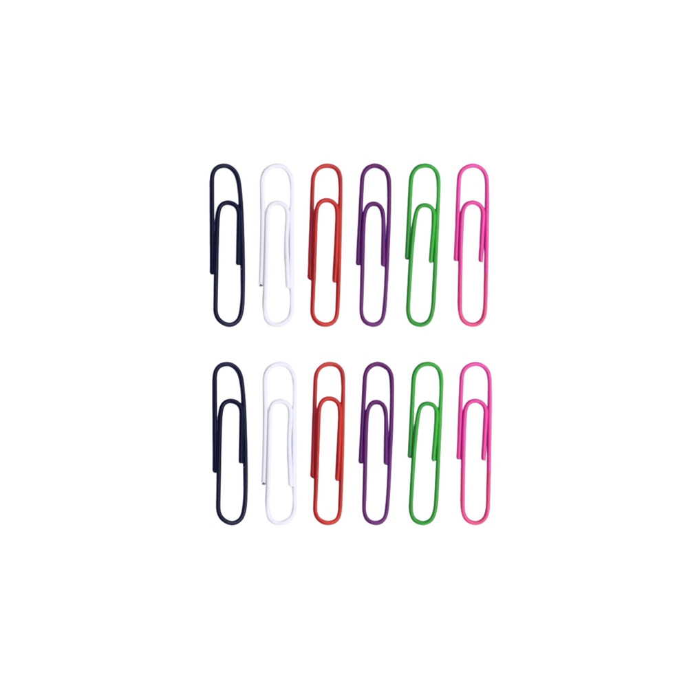 Spalvotos sąvaržėlės 33 mm, 90 vnt