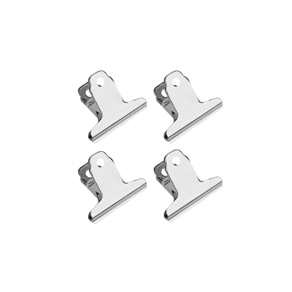 Metalinių biuro spaustukų rinkinys 4 vnt 50 mm
