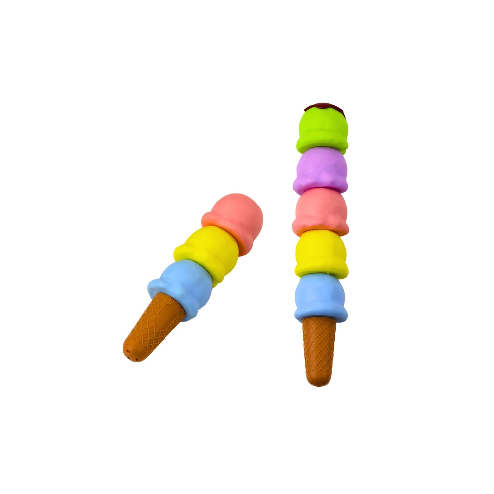 Ledų kūgeliai Ledų rankenėlės Žymekliai 5 spalvų pastelinės spalvos 18 cm