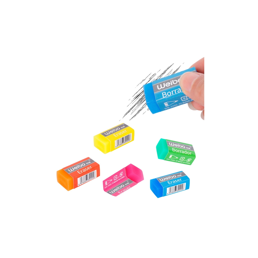 Spalvotas trintukas WB-3486-20 6 cm Mix 1vnt