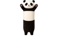 Pluszowa Maskotka Panda Poduszka Podłużna Wałek Biało Czarna 70cm