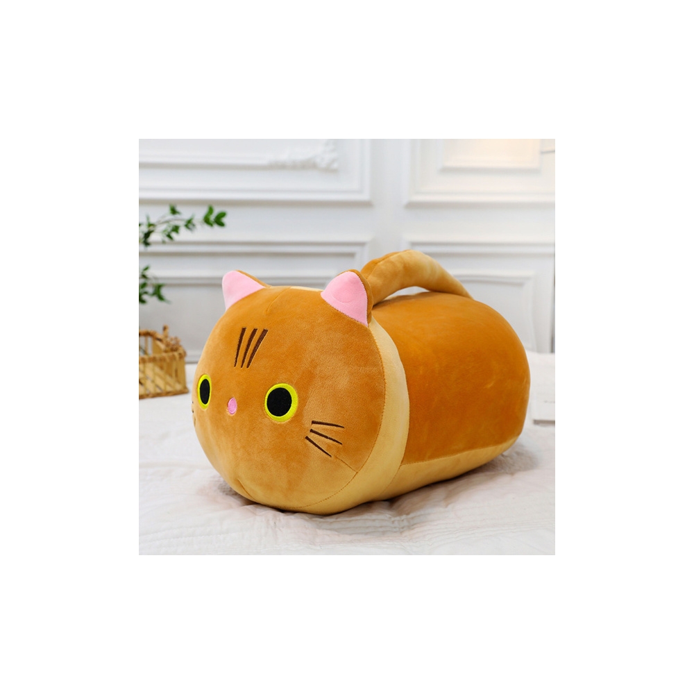 Pliušinis talismanas - pliušinė katė su ilga uodega Raudona 40cm