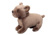Plush Mascot Cuddly Toy Small Dog Brown 19cm