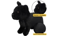 Plush Mascot Cuddly Toy Small Dog Black 19cm
