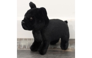 Plush Mascot Cuddly Toy Small Dog Black 19cm