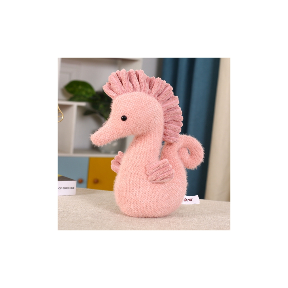 Pliušinis vandens arklys rožinis 25 cm pliušinis talismanas
