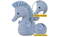 Plush Mascot Water Horse Cuddly Toy Blue 25cm