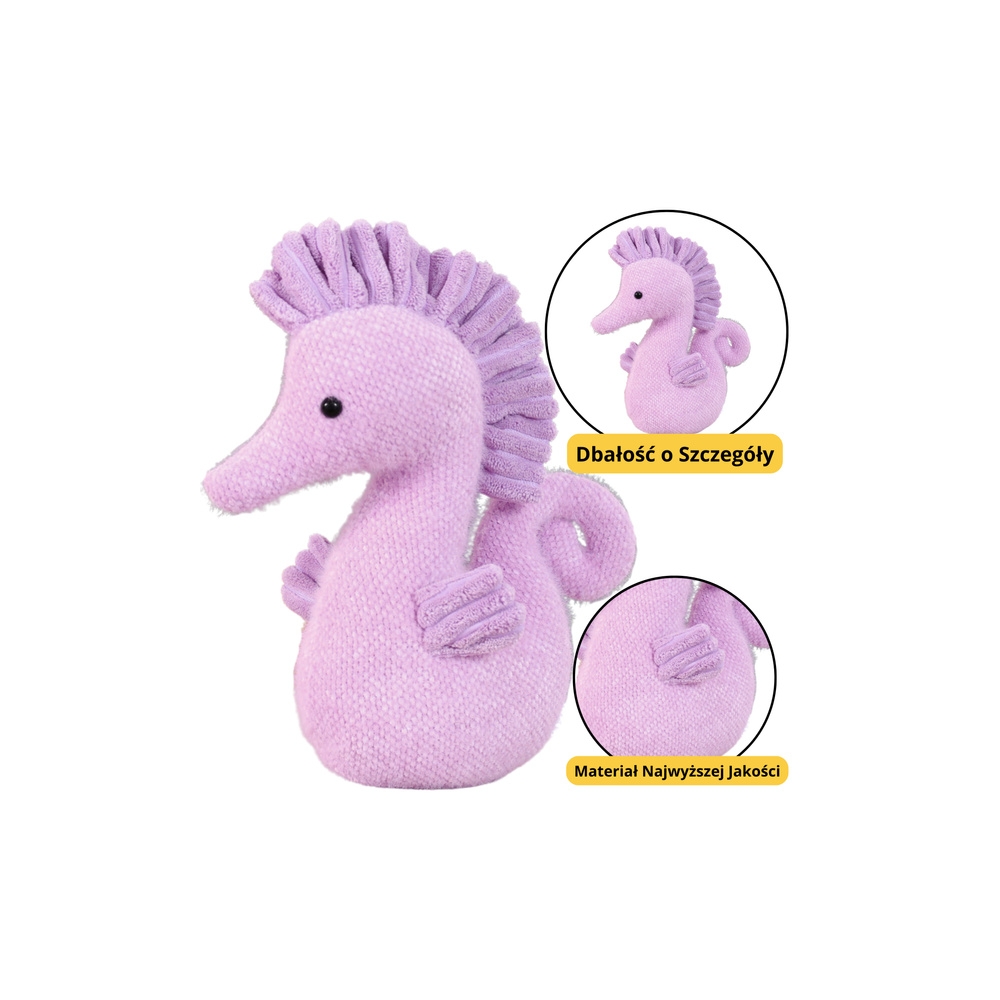 Cuddly Toy pliušinis talismanas Vandens arklys Violetinė 25cm