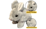 Plush Mascot Cuddly Toy Hare Rabbit Gray 18cm