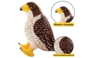 Rudas paukštis Falcon pliušinis žaislas 30cm