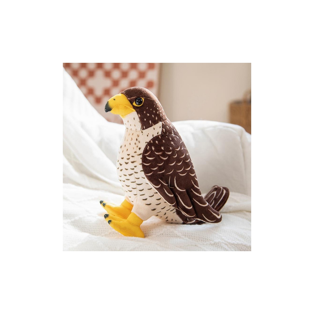 Rudas paukštis Falcon pliušinis žaislas 30cm