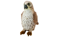 Plush Toy Peregrine Falcon Bird Brown 30cm