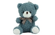 Teddy Bear Plush Keychain Pendant Decoration Navy Blue 8cm