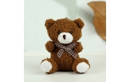 Teddy Bear Plush Keychain Pendant Decoration Brown 8cm
