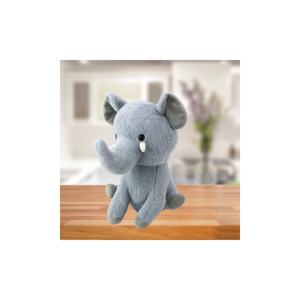 Pliušinis talismanas Hugs Large Elephant Grey 36cm
