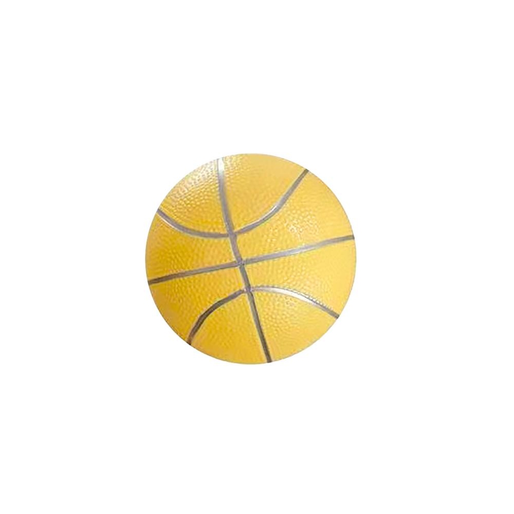 Pastelinės geltonos spalvos minkštas guminis kamuoliukas 8 coliai 20 cm