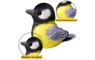 Small Plush Bird Blue Tit Goldfinch 10cm