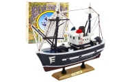 Kolekcinis dekoratyvinio žvejybos laivo "Flying Lady" modelis 24x23cm