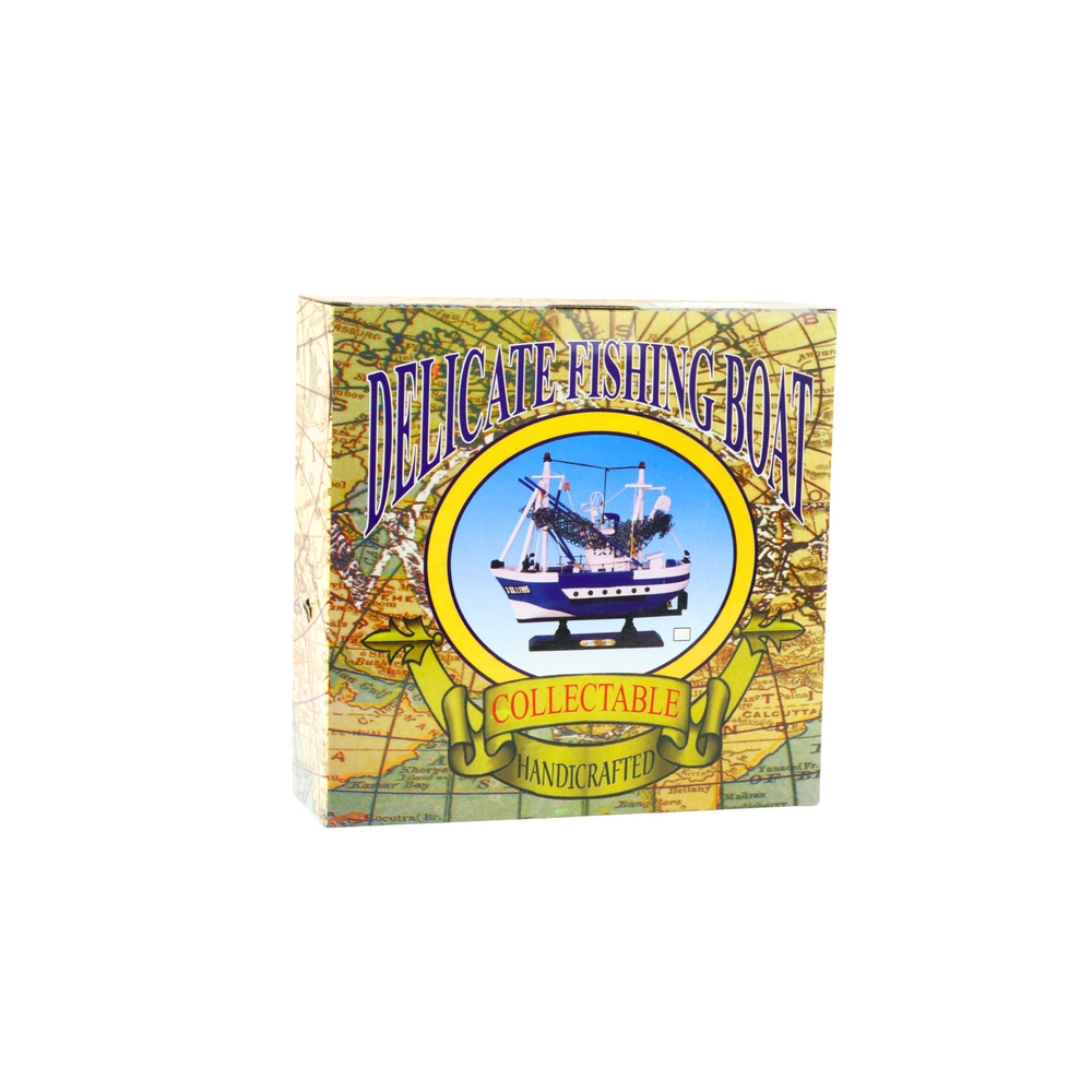 Kolekcinis dekoratyvinio žvejybos laivo "Flying Lady" modelis 24x23cm