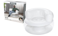 Inflatable Chair White 112 x 112 x 70 cm Bestway 75138
