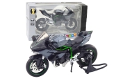 Sports Motorcycle Metal Lights Sounds Gray 1:12