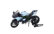 Sports Motorcycle Metal Lights Sounds Silver 1:12