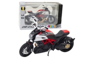 Sports Motorcycle Metal Lights Sounds Gold Red Elements 1:12