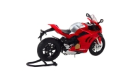 Sports Motorcycle Metal Lights Sounds Red 1:12