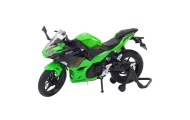 Sports Motorcycle Metal Lights Sounds Green 1:12