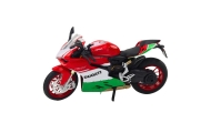 Sports Motorcycle Metal Red Green Lights Sounds 1:12