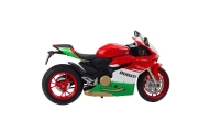 Sports Motorcycle Metal Red Green Lights Sounds 1:12