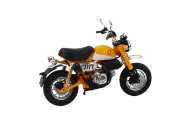 Motorcycle Retro Classic Metal Lights Yellow 1:12