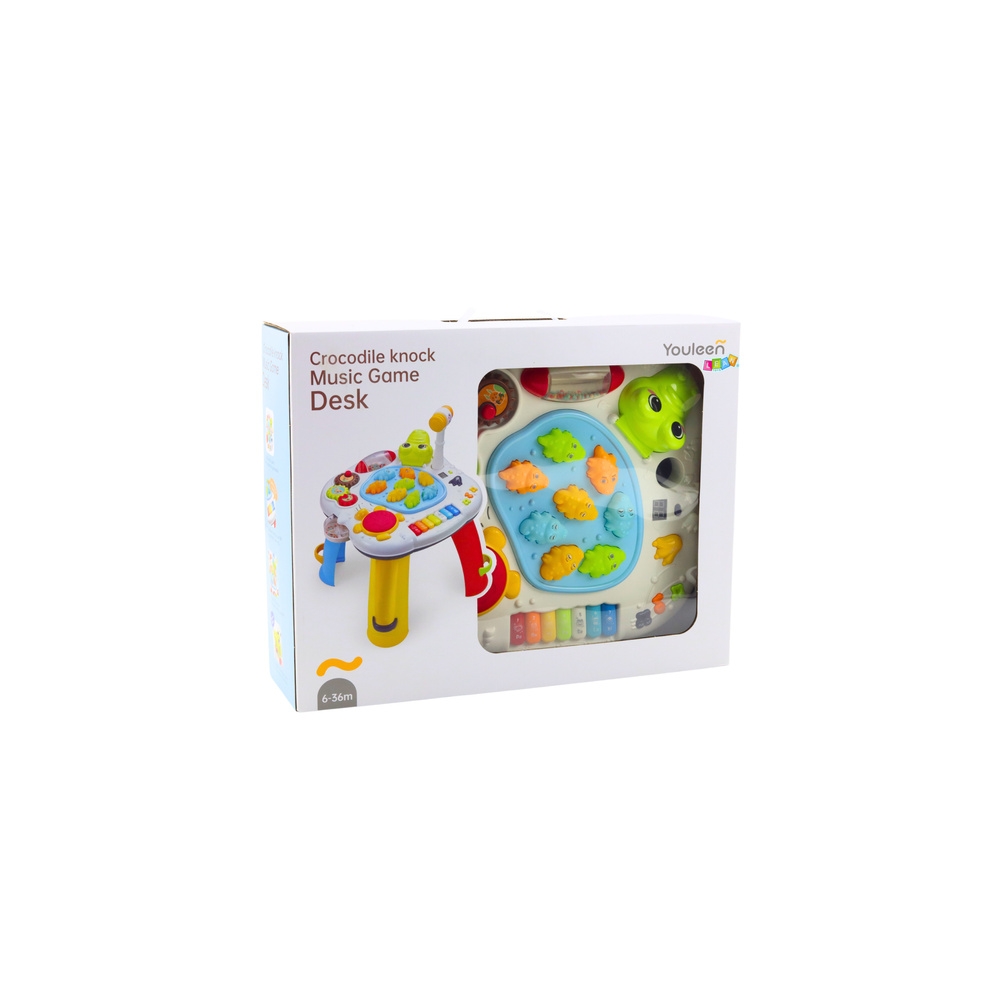 Interactive Educational Table Piano Drum Crocodile
