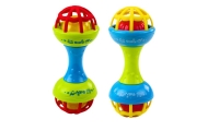 Rattle Teether For Babies Dumbbell Colorful