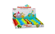 Rattle Teether For Babies Dumbbell Colorful