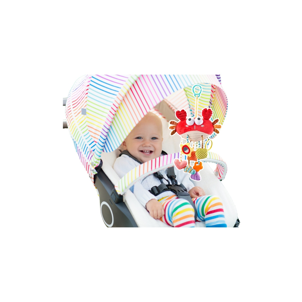 Sensory Toy Crab Bed Hanger 9in1