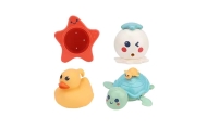 Crab Bath Toy Set Sea Animals 12 pcs
